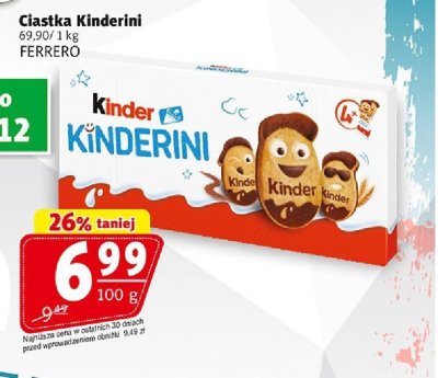 Ciastka Kinderini promocja w Prim Market