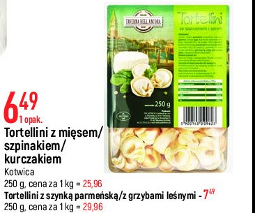 Tortellini z szynka parmeńską Kotwica promocja