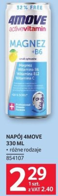 Napój NAPÓJ 4MOVE 330 ML promocja w Selgros