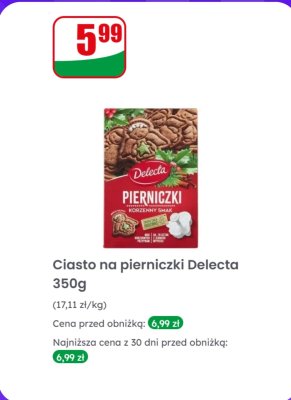 Ciasto na pierniczki  promocja w Dino