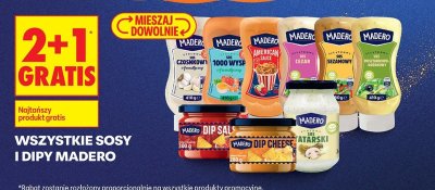 Sosy wszystkie rodzaje 2+1 GRATIS promocja w Biedronka