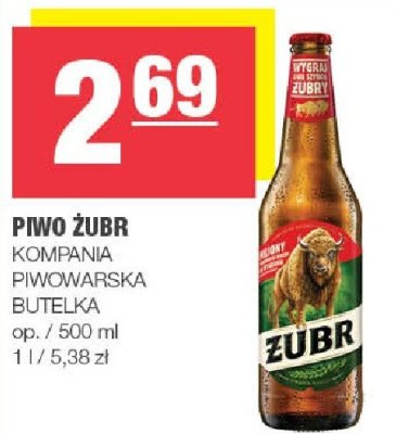 Piwo Żubr promocja w SPAR