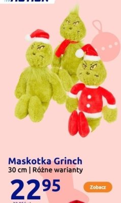 Maskotka Grinch 30 cm różne warianty promocja w Action