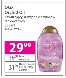 Szampon do włosów Ogx orchid oil promocja