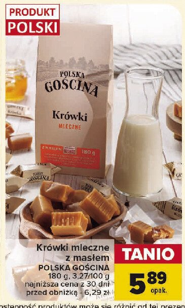 Krówki mleczne Polska gościna promocja