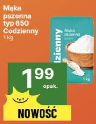 Mąka pszenna typ 650 Codzienny promocja w Delikatesy Centrum