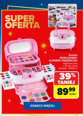 Zestaw rozkładany kuferek księżniczki promocja w Carrefour