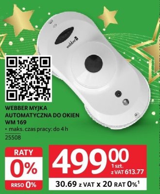 Myjka automatyczna do okien WEBBER MYJKA AUTOMATYCZNA DO OKIEN WM 169 promocja w Selgros