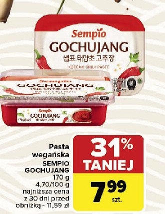 Pasta gochujang z chilli Sempio promocja