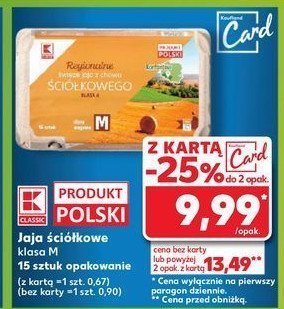 Jaja ściółkowe m K-classic promocja