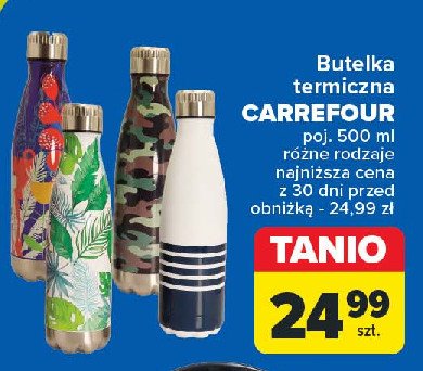 Butelka termiczna 0.5 l Carrefour promocja