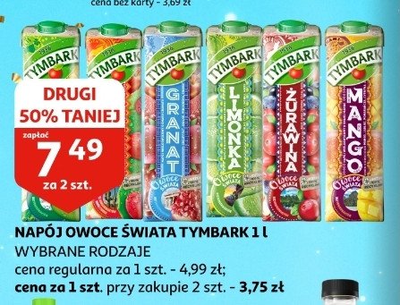 Napój mango Tymbark owoce świata promocja