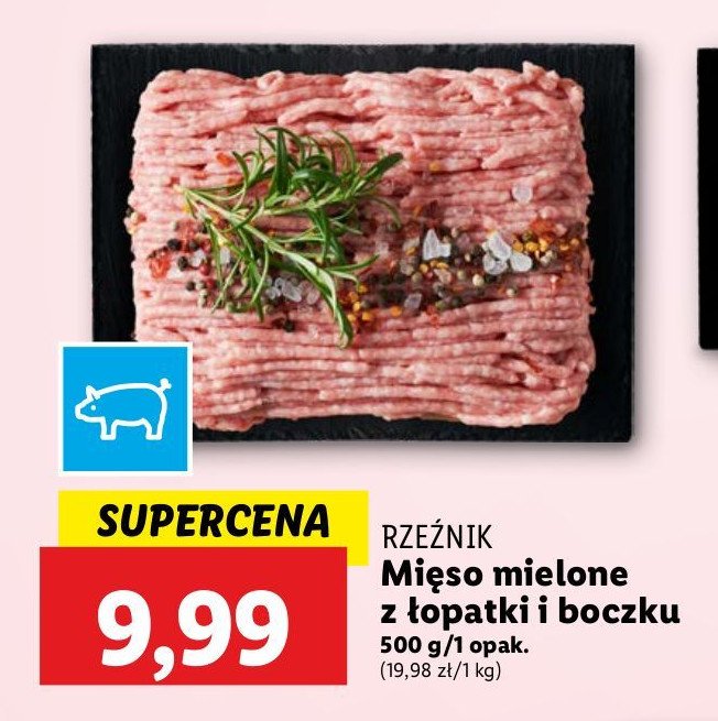 Mięso mielone z łopatki i boczku Rzeźnik codzienna dostawa promocja