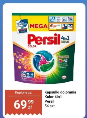 Kapsułki do prania Kolor 4in1 Persil promocja w Dino