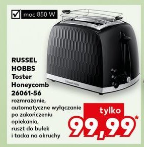 Toster honeycomb 26061-56 Russell hobbs promocja