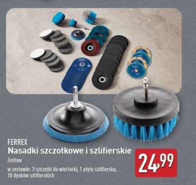 Nasadki szczotkowe i szlifierskie Ferrex promocja