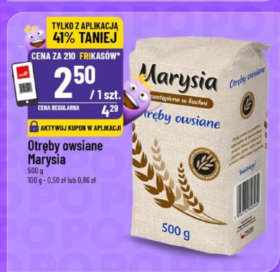 Otręby owsiane Marysia promocja w POLOmarket