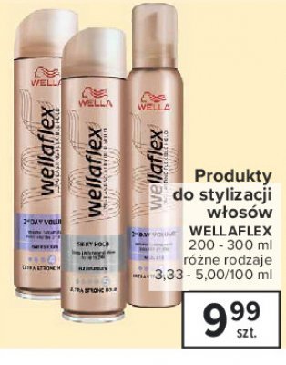 Pianka do włosów 2 days volume Wellaflex promocja