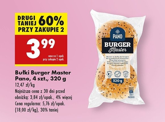 Burger master Pano promocja