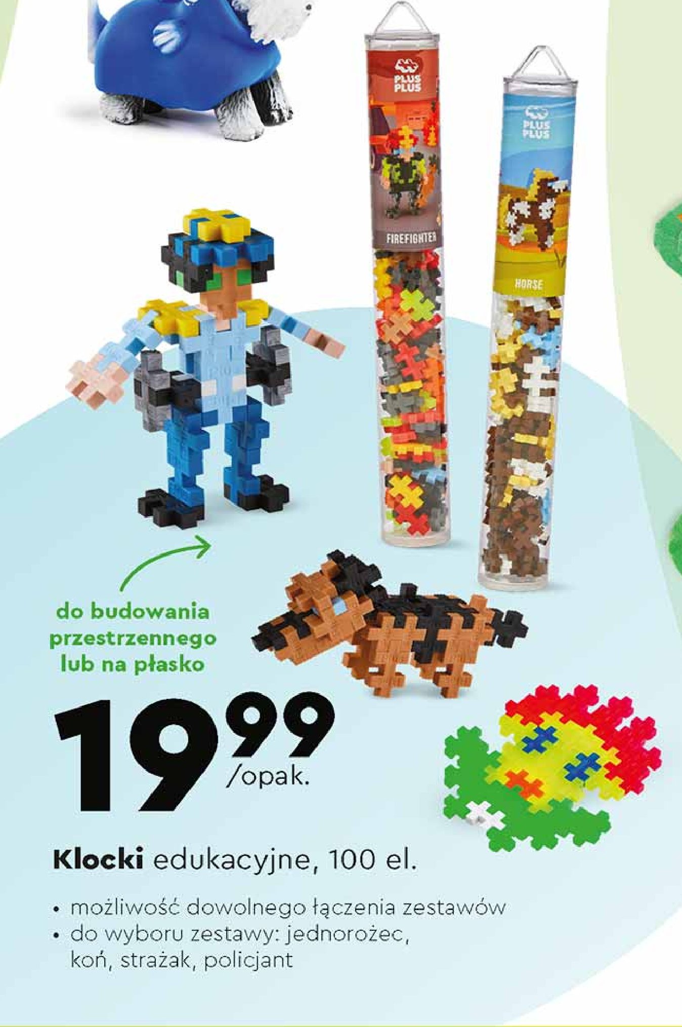 Klocki edukacyjne 100 el. promocja
