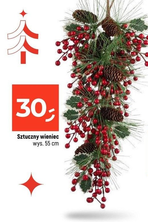 Wieniec sztuczny 55 cm promocja