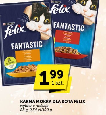 Karma mokra dla kota Felix Fantastic promocja w ABC