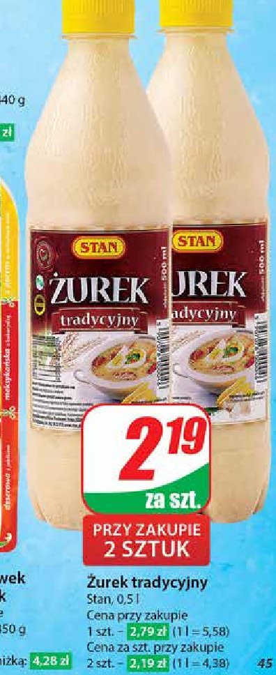 Żurek tradycyjny Stan promocja