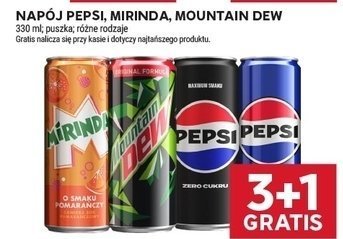 Napój Pepsi, Mirinda, Mountain Dew promocja w Stokrotka