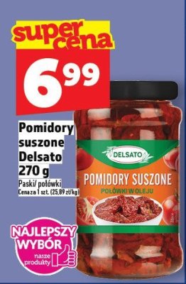 Pomidory suszone Delsato 270g promocja w TOPAZ