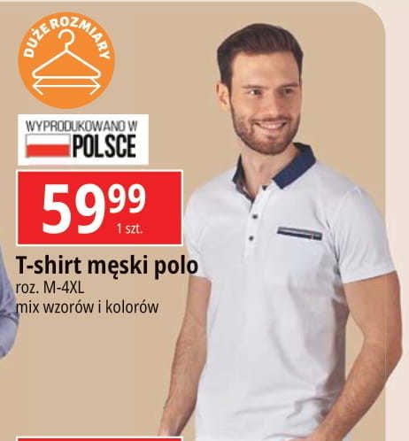 T-shirt męski polo promocja