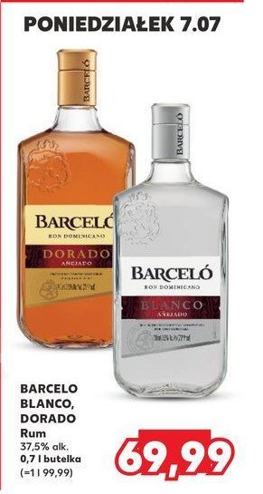 Rum Barcelo blanco anejado promocja w Kaufland