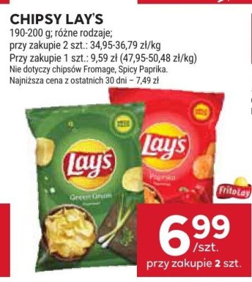 Chipsy Lay's promocja w Stokrotka