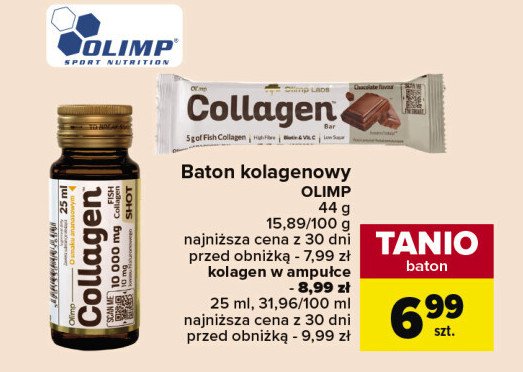 Baton collagen czekoladowy Olimp labs promocja