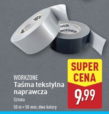 Taśma naprawcza 50 m x 50 mm promocja w Aldi