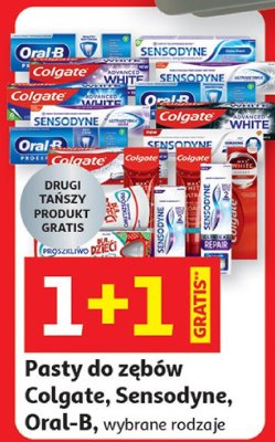 Pasty do zębów Colgate, Sensodyne, Oral-B wybrane rodzaje promocja w Auchan