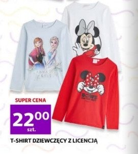 T-shirt dziewczęcy kraina lodu promocja