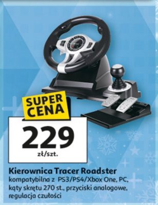 Kierownica Tracer Roadster promocja w Auchan