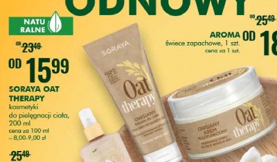Owsiany krem multifunkcyjny Soraya oat therapy promocja