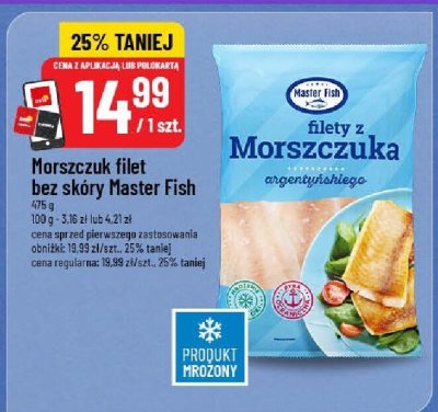 Morszczuk filet bez skóry Master Fish promocja w POLOmarket