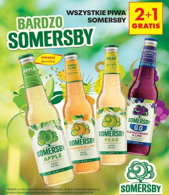 Piwo Somersby Pear promocja w Biedronka