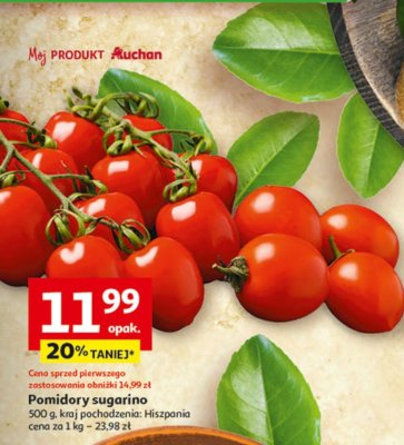 Pomidory sugarino promocja w Auchan