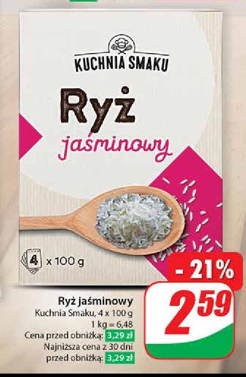 Ryź jaśminowy Kuchnia smaku promocja