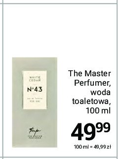 Woda toaletowa The master perfumer white cedar promocja