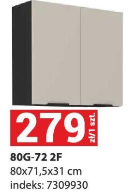 Szafka kuchenna 80G-72 2F promocja w Merkury Market