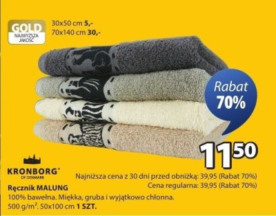 Ręcznik MALUNG promocja w Jysk