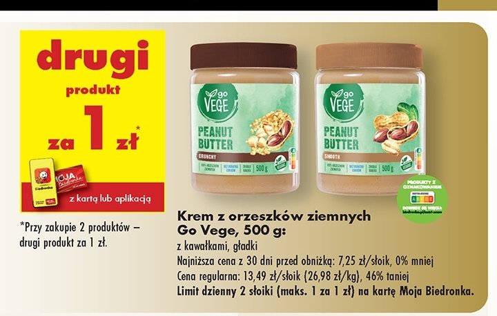 Krem orzechowy smooth Govege promocja