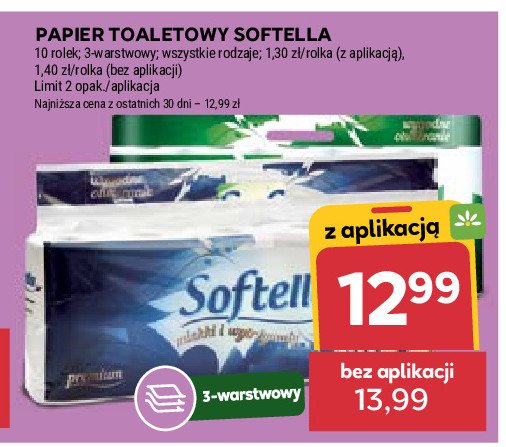 Papier toaletowy rumiankowy Softella promocja
