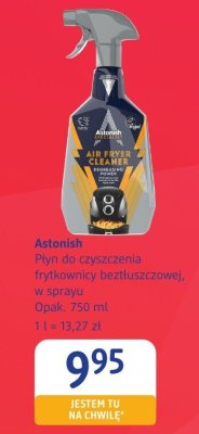 Płyn do czyszczenia frytkownicy beztłuszczowej w sprayu Astonish promocja w Drogerie DM