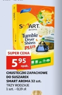 Chusteczki zapachowe plus SMART AROMA promocja