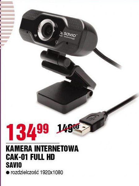 Kamera internetowa cak-01 Savio promocja